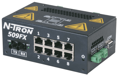 Red Lion Industrial Ethernet Switch, 509FX-A